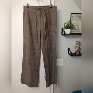 Brown Wide Leg Trousers